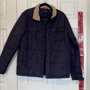 Lands’ End men’s winter jacket navy